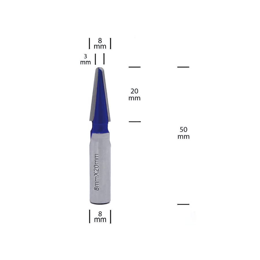 تیغ V شکل سرگرد KY Carbide آلمان